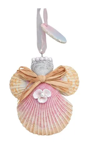 RESIN ORNAMENT - SHELL ANGEL - LEWES