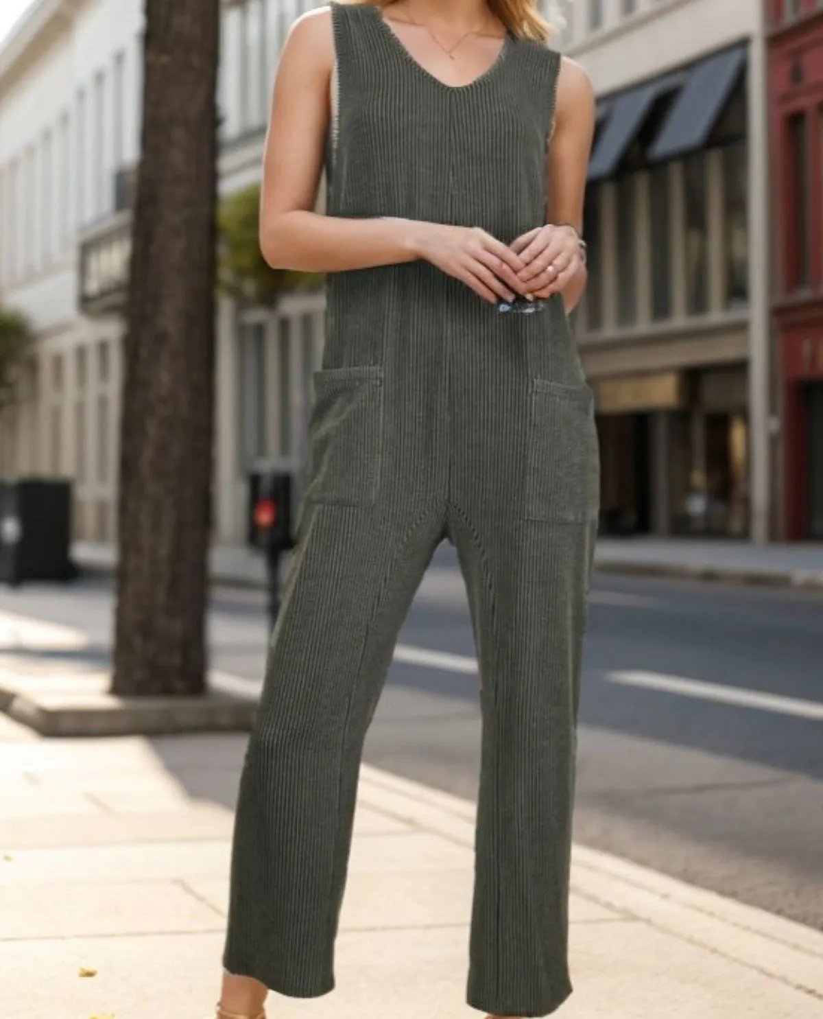 Ribbed Jumpsuit