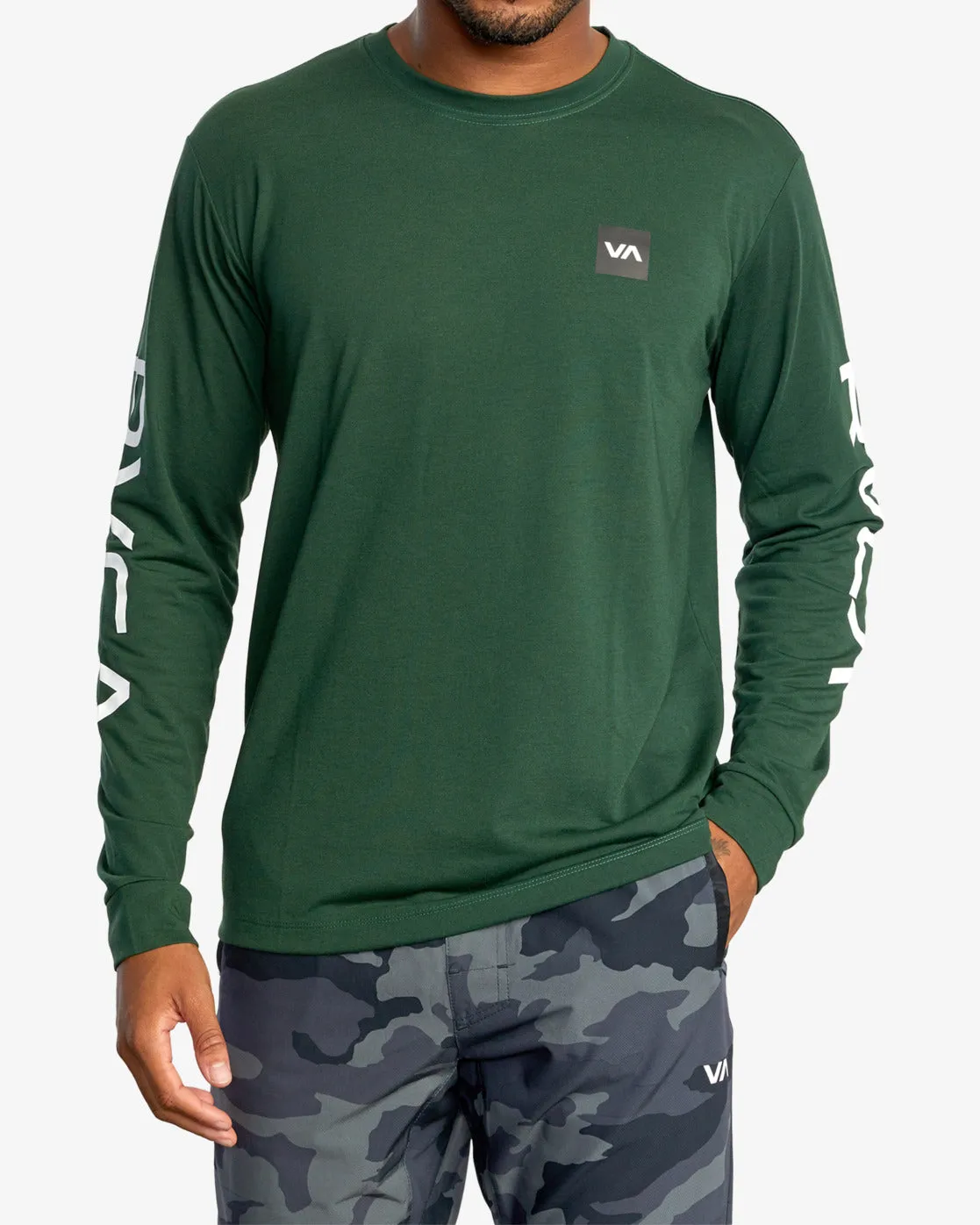 RVCA 2X Long Sleeve Tee - Mountain View