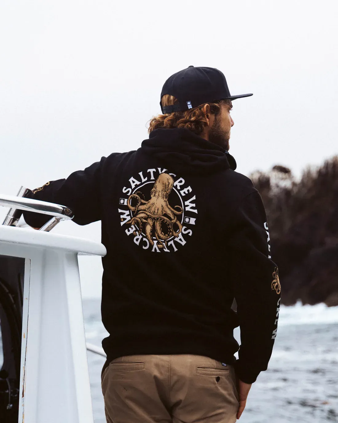 Salty Crew Tentacle Fleece Pullover Hoodie