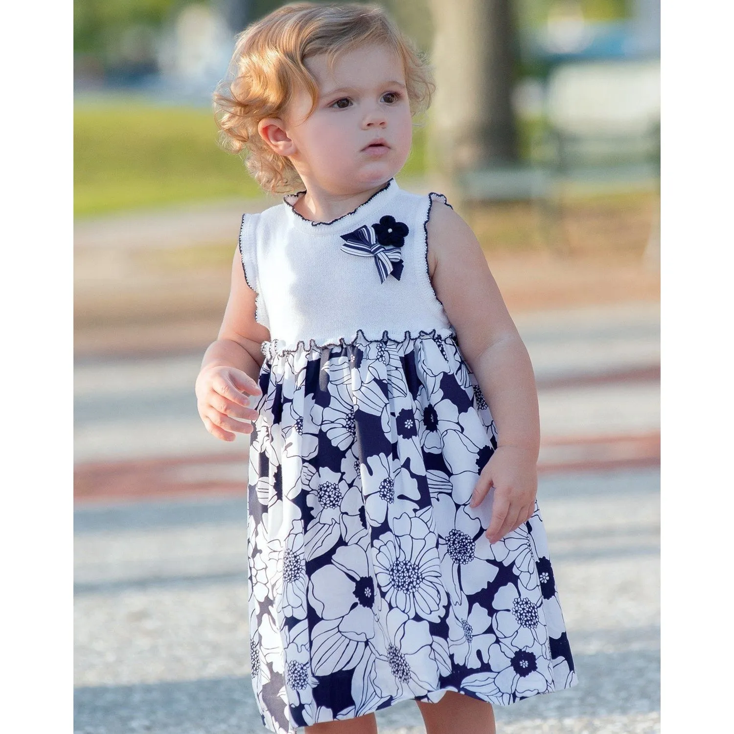 Sarah Louise Floral Sweater Dress