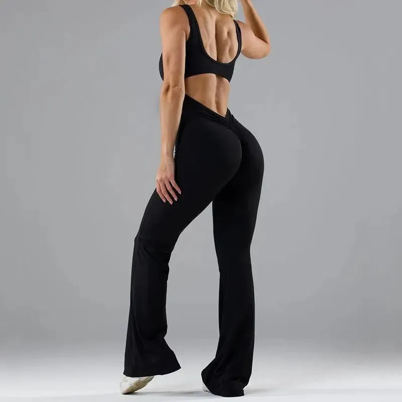 SculptFit Flare Yoga Bodysuit