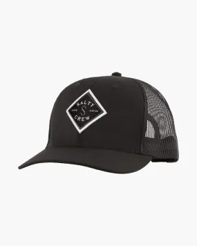 Sealine Boys Black Retro Trucker