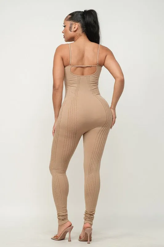 Seamless Cut Out Jumpsuit