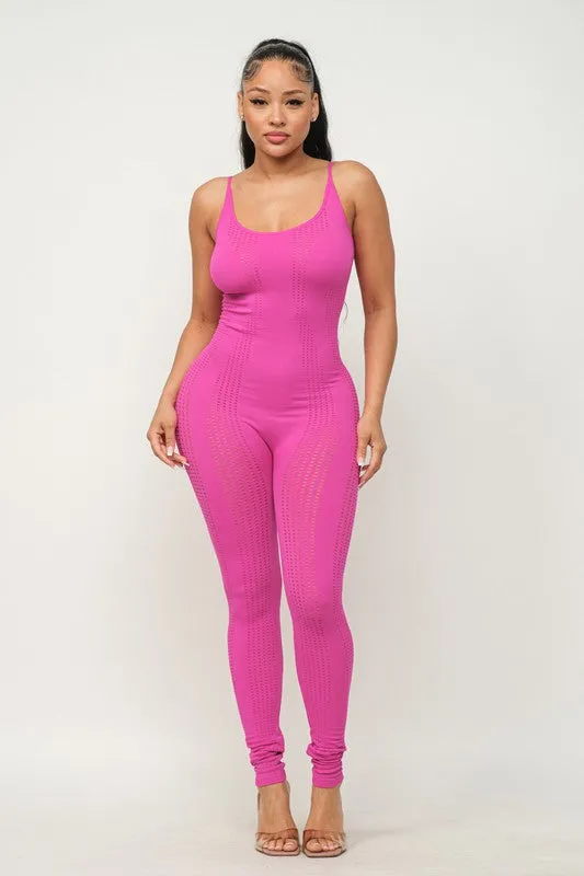 Seamless Cut Out Jumpsuit