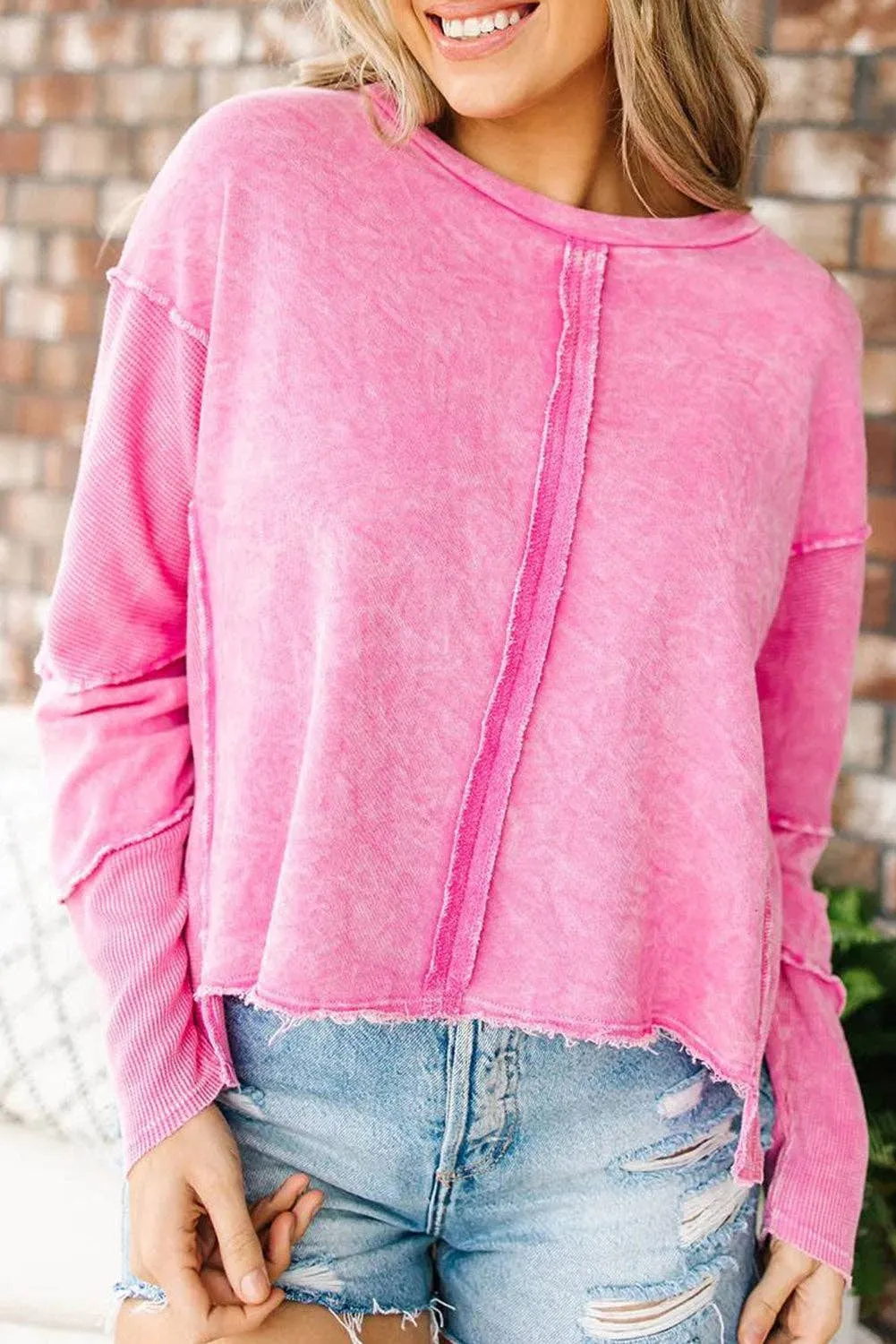 Sequin Heart Shaped Pullover