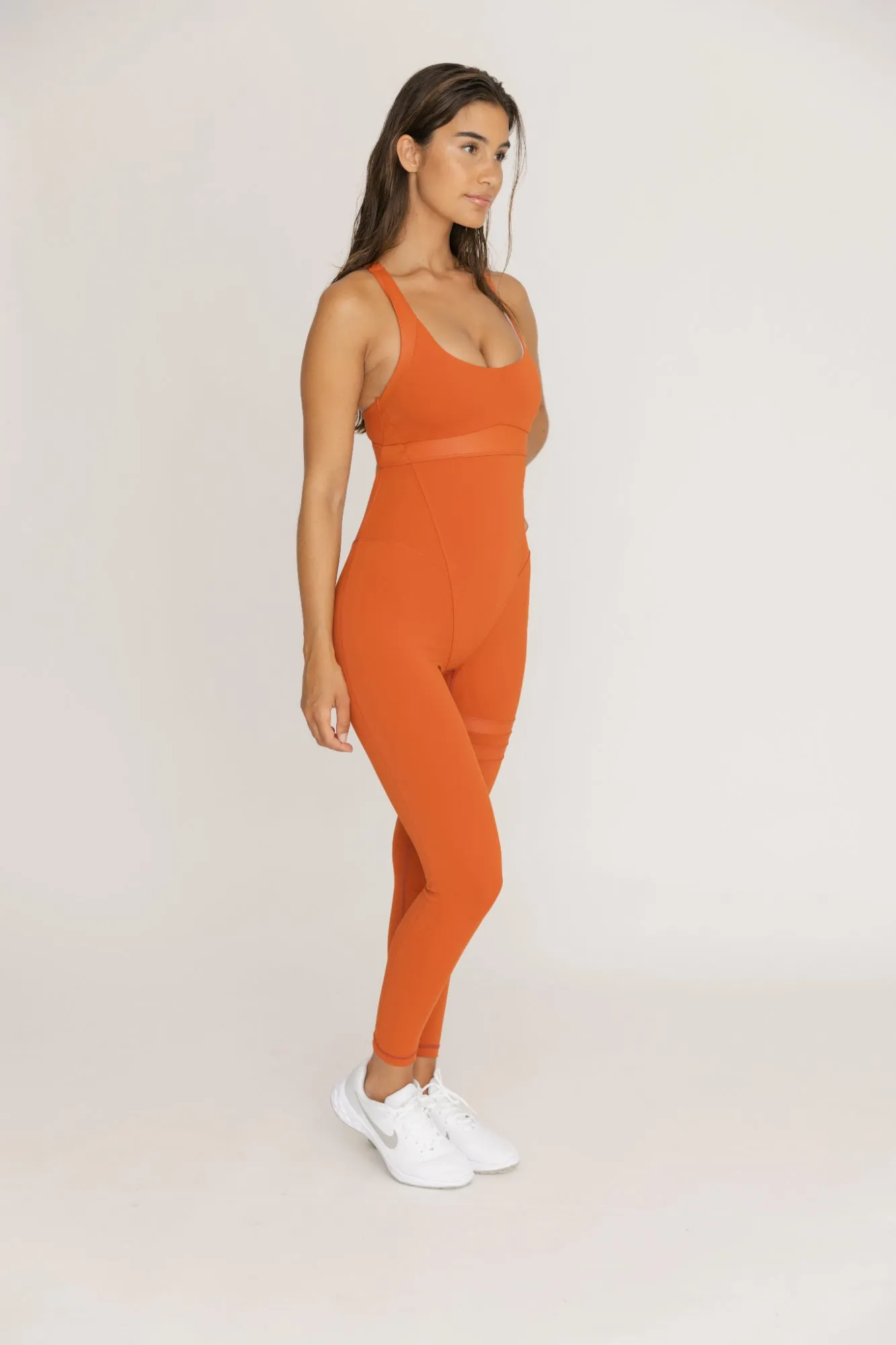 Serena Fire Clay Jumpsuit