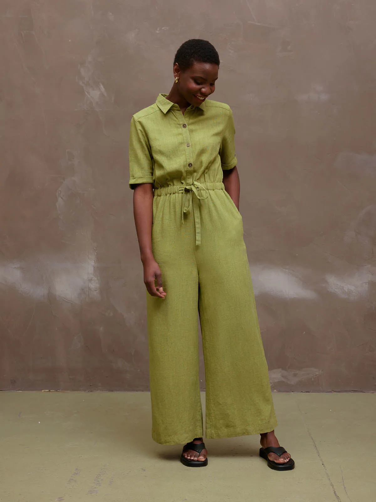 Shannon - Utility Jumpsuit - Green