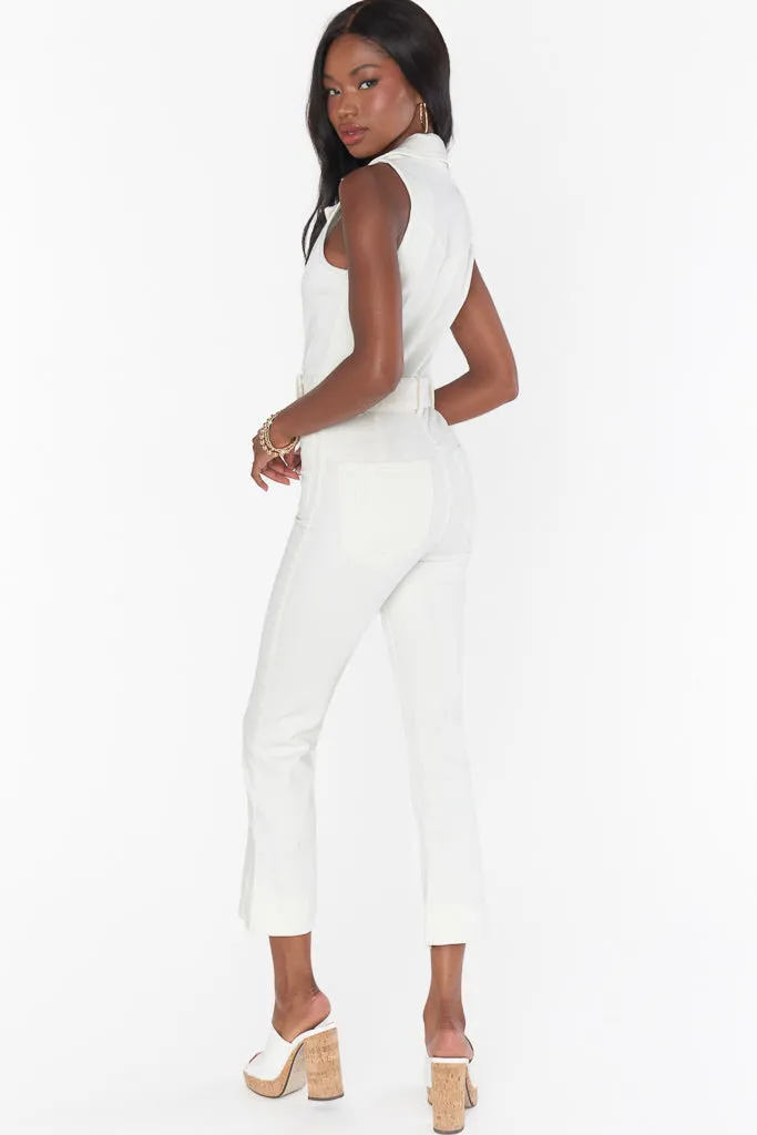 Show Me Your Mumu Jacksonville Jumpsuit- Pearly White