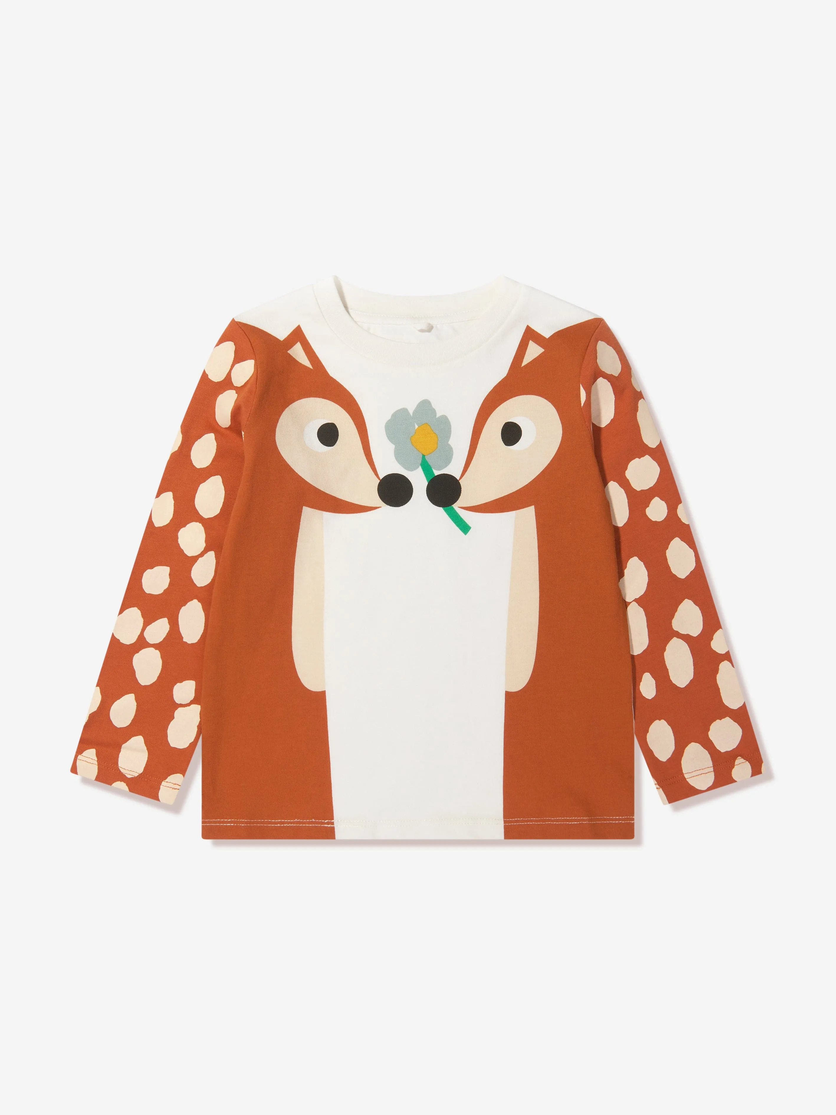 Stella McCartney Girls Long Sleeve Deer T-Shirt