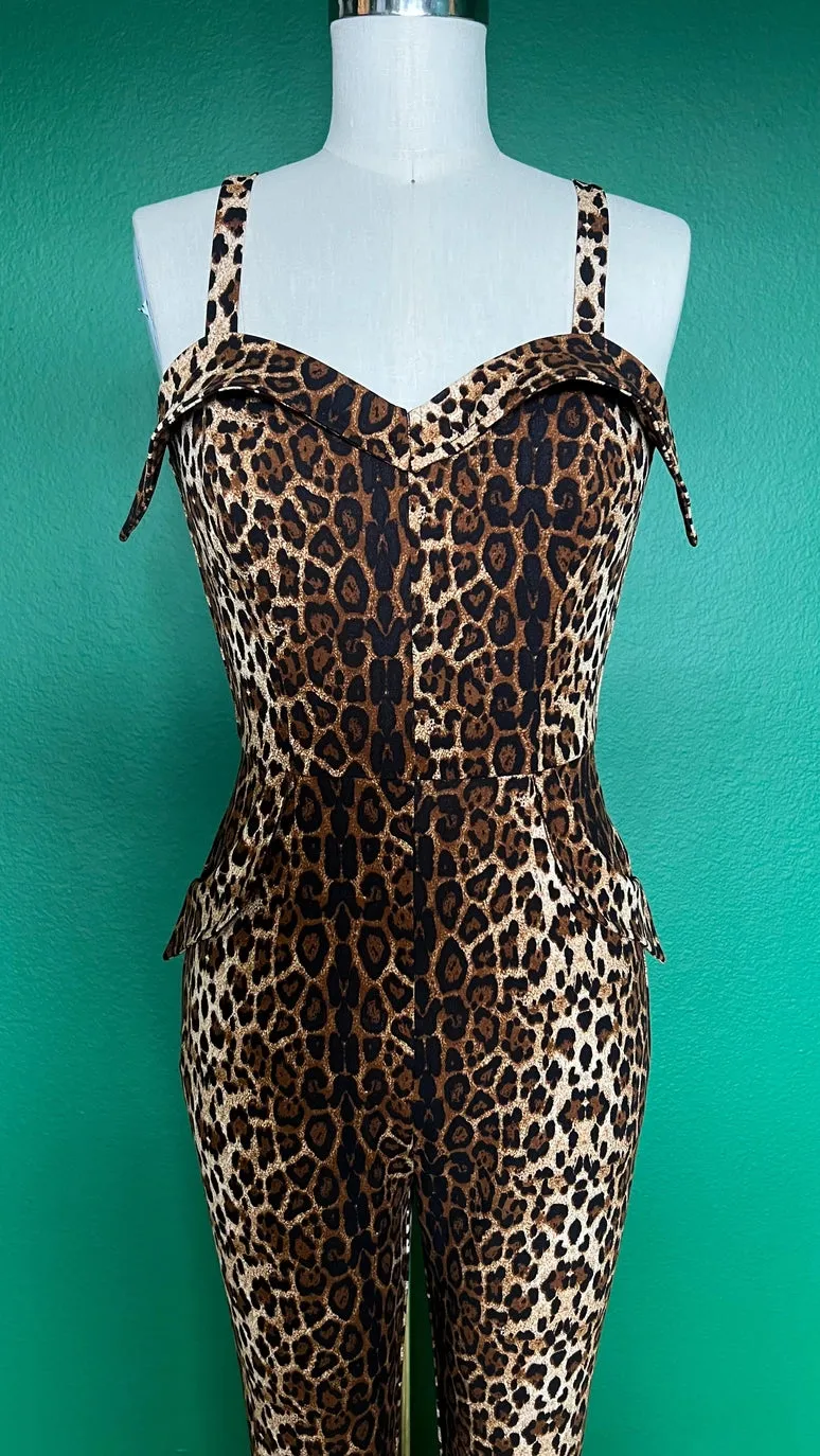 Sumatra Leopard Print Catsuit by Rebel Love