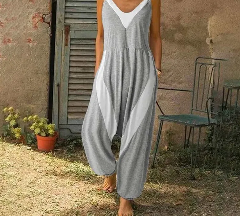 Summer Casual Loose Jumpsuit