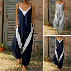 Summer Casual Loose Jumpsuit