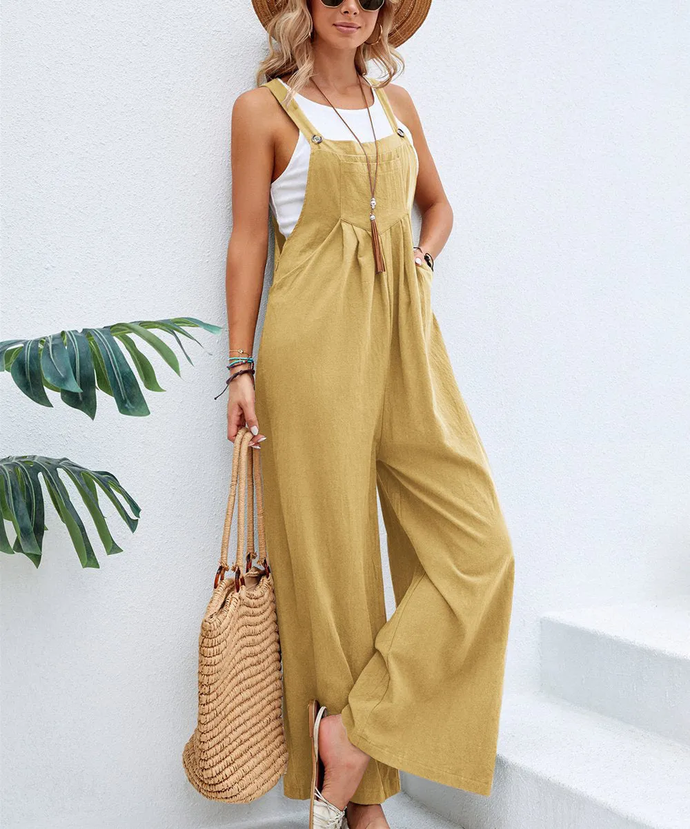 Sunset Boulevard Cotton Jumpsuit