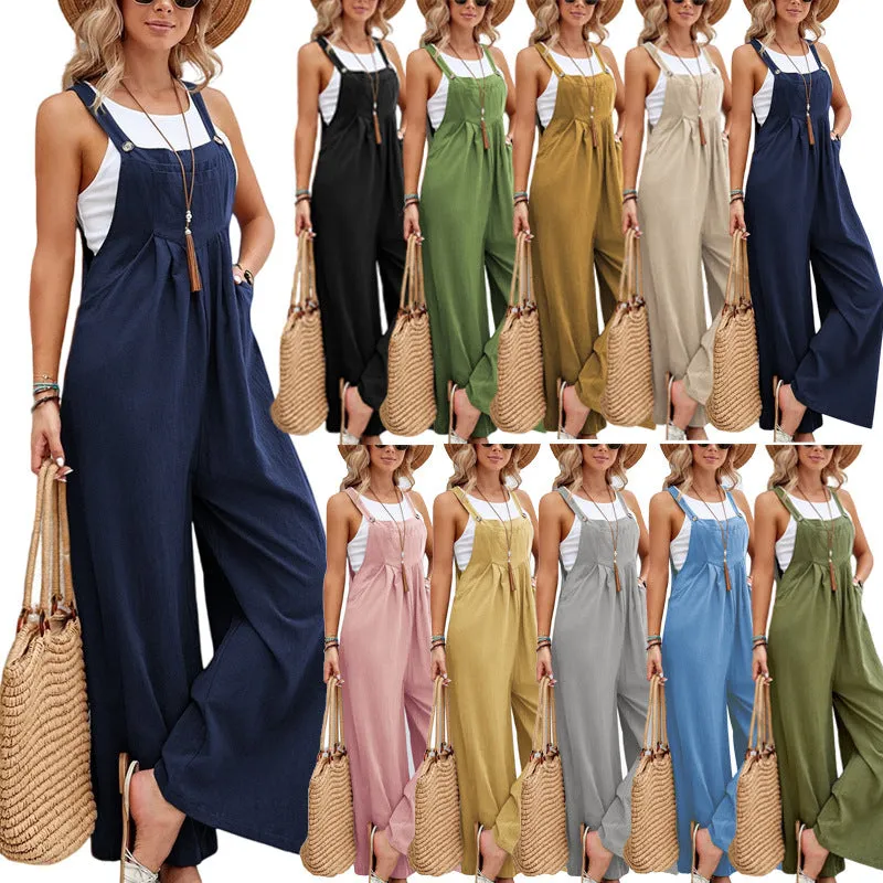 Sunset Boulevard Cotton Jumpsuit