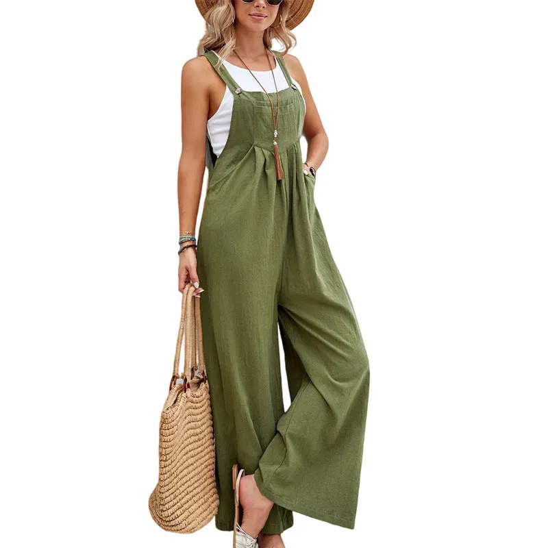 Sunset Boulevard Cotton Jumpsuit