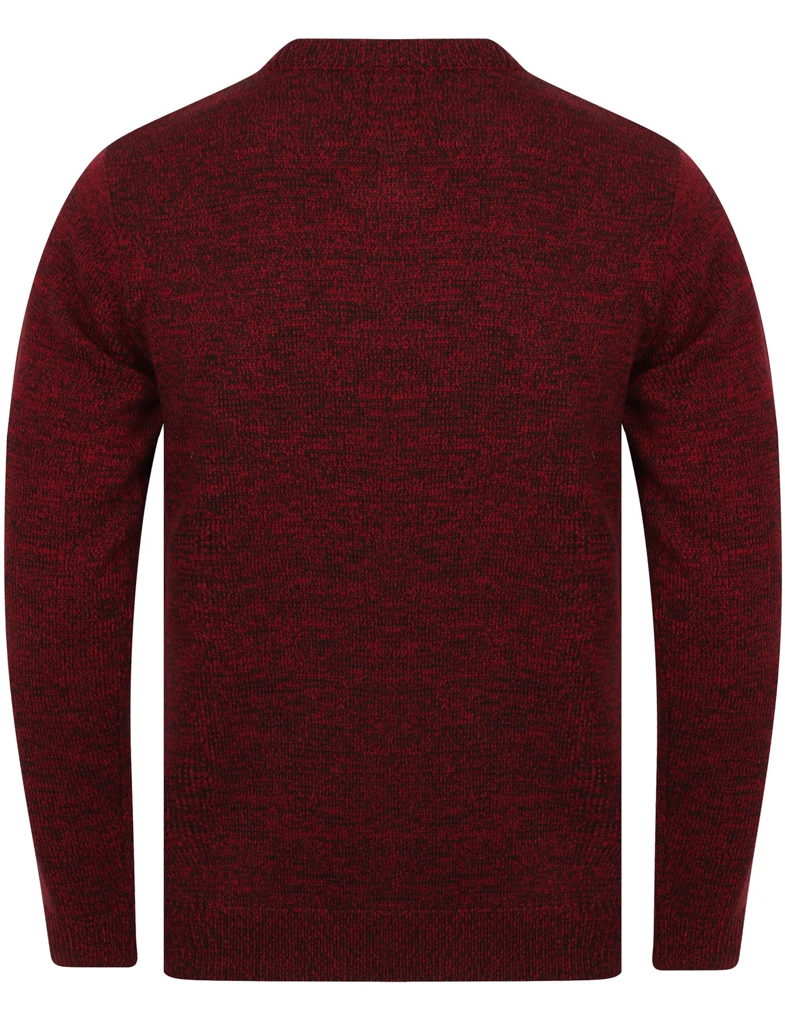 Tangled Novelty Christmas Jumper In Red / Black - Season's Greetings