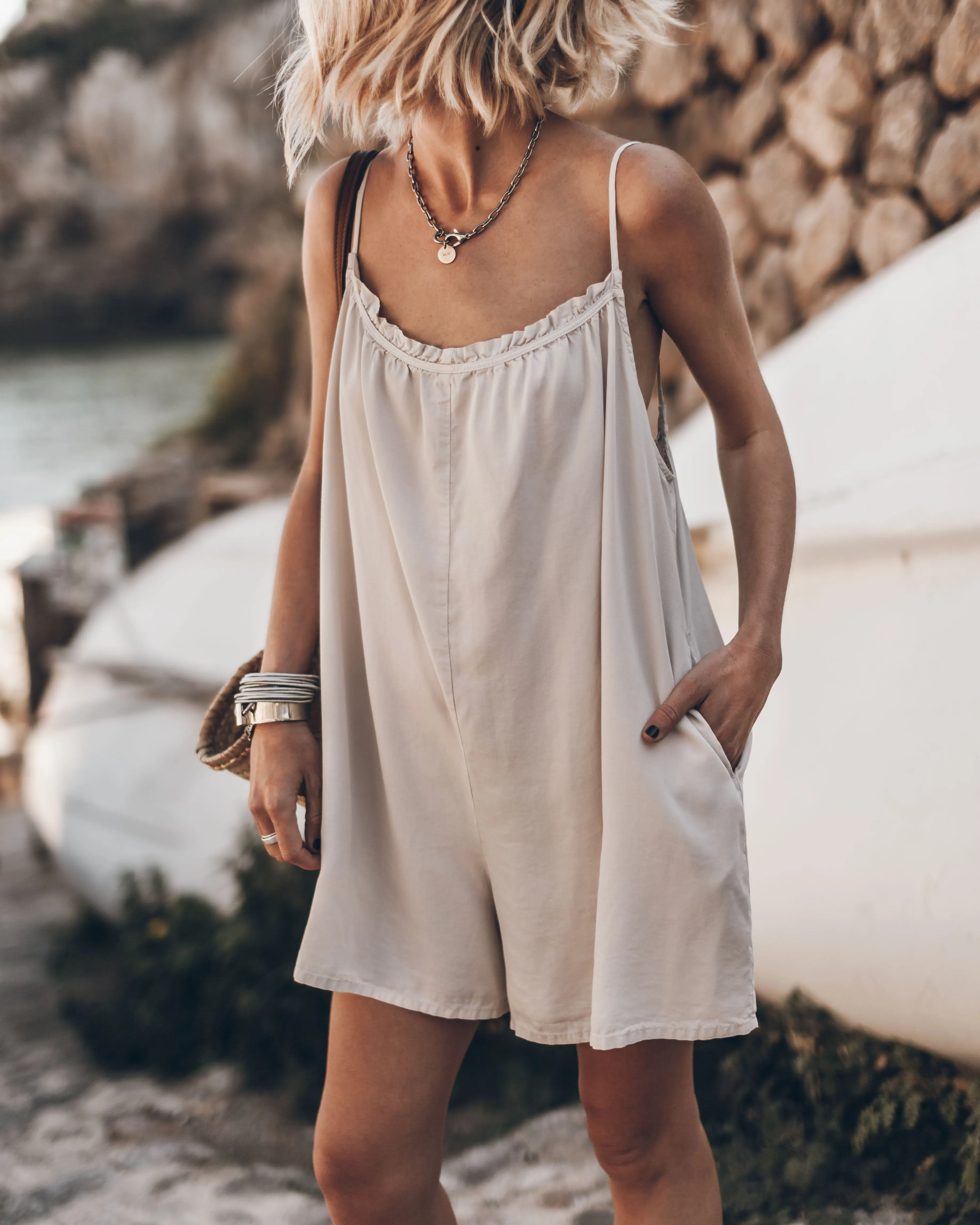 The Light Short Flowy Jumpsuit