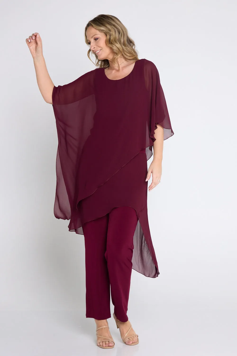 Tilly Jumpsuit - Burgundy