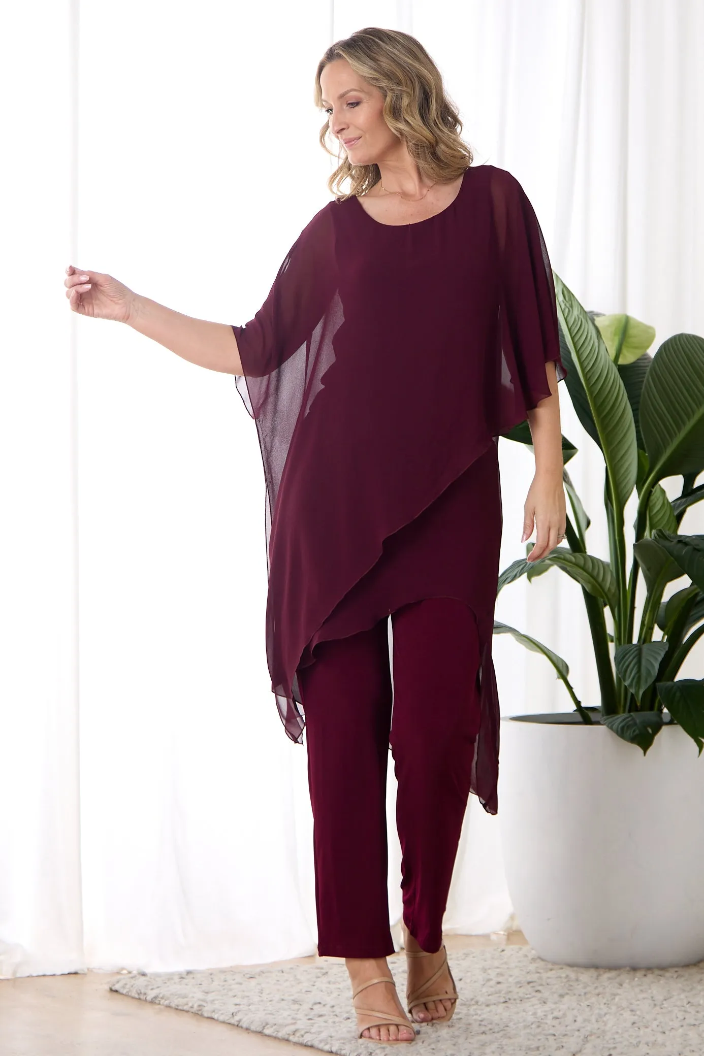 Tilly Jumpsuit - Burgundy