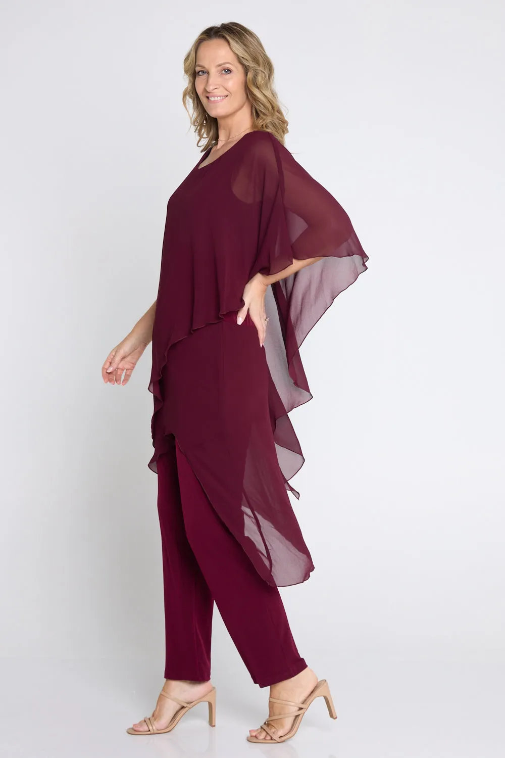 Tilly Jumpsuit - Burgundy