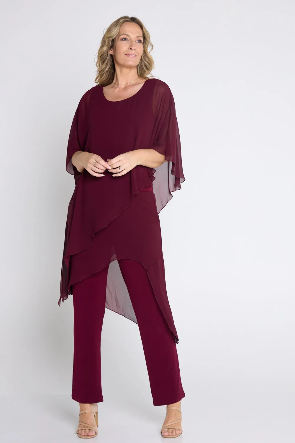 Tilly Jumpsuit - Burgundy