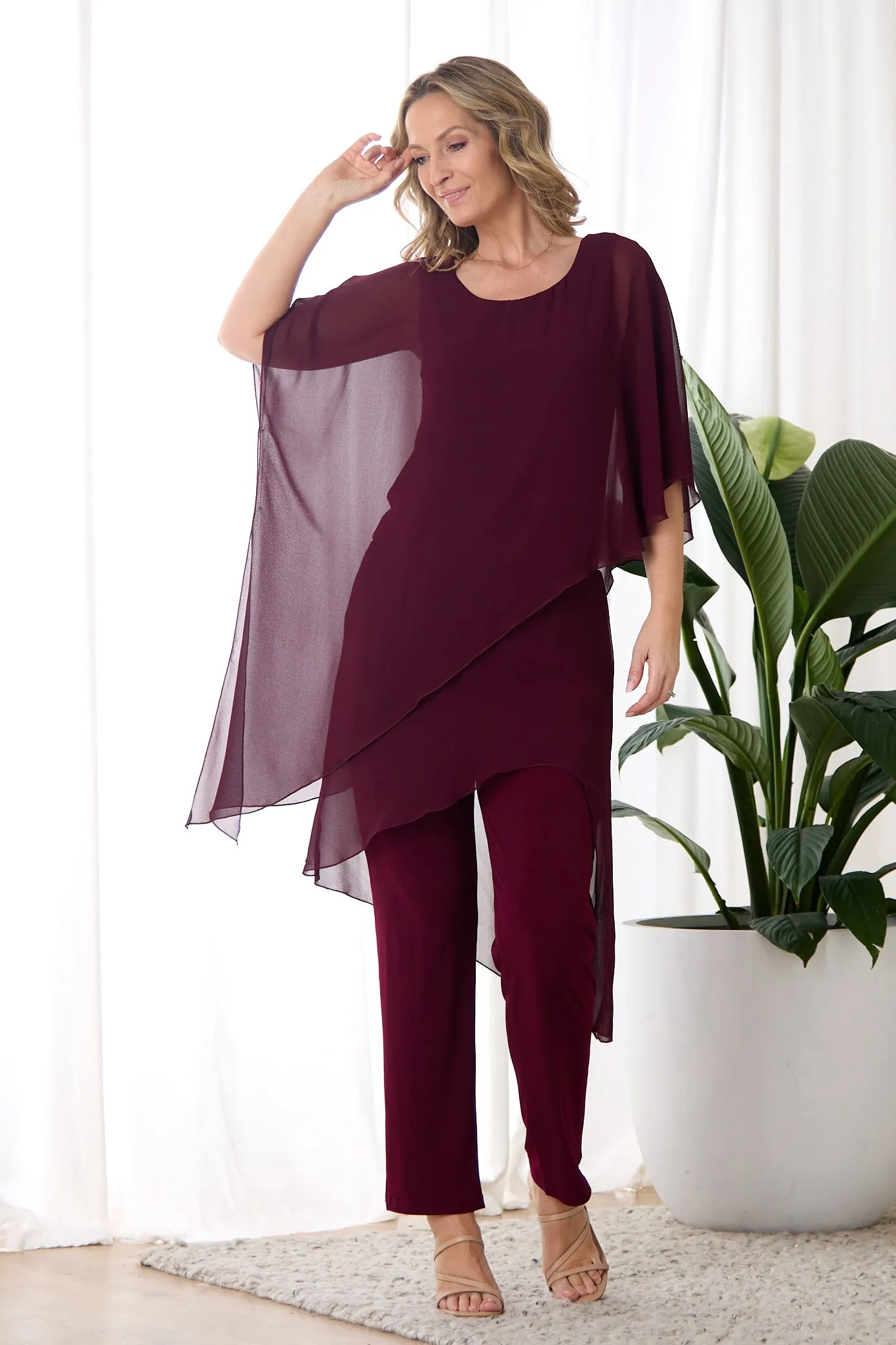 Tilly Jumpsuit - Burgundy