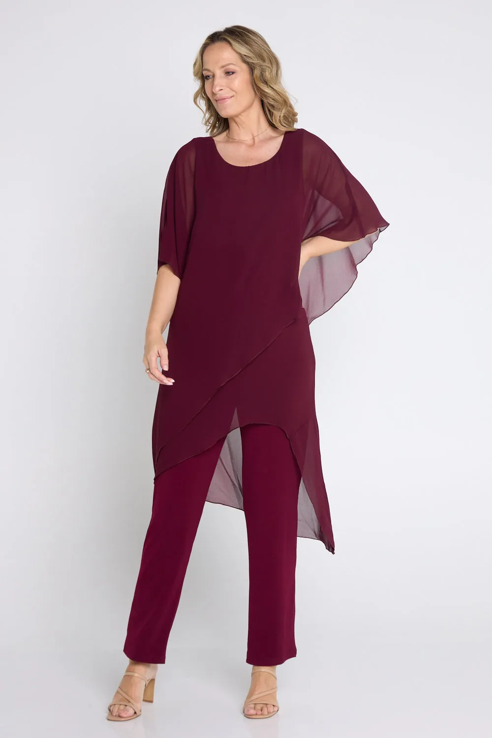 Tilly Jumpsuit - Burgundy