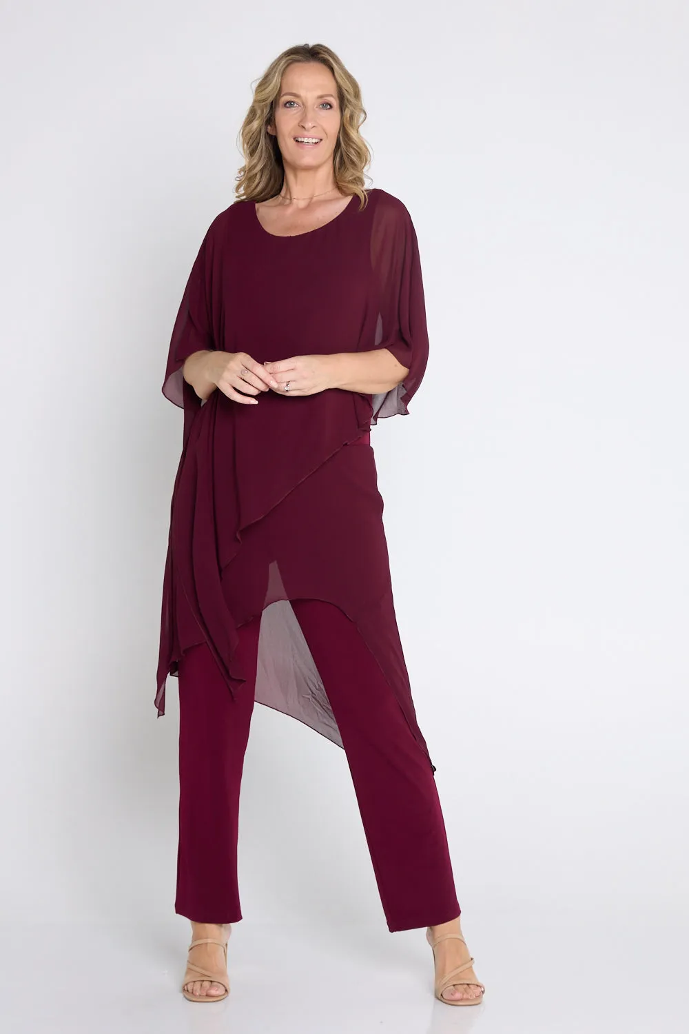 Tilly Jumpsuit - Burgundy