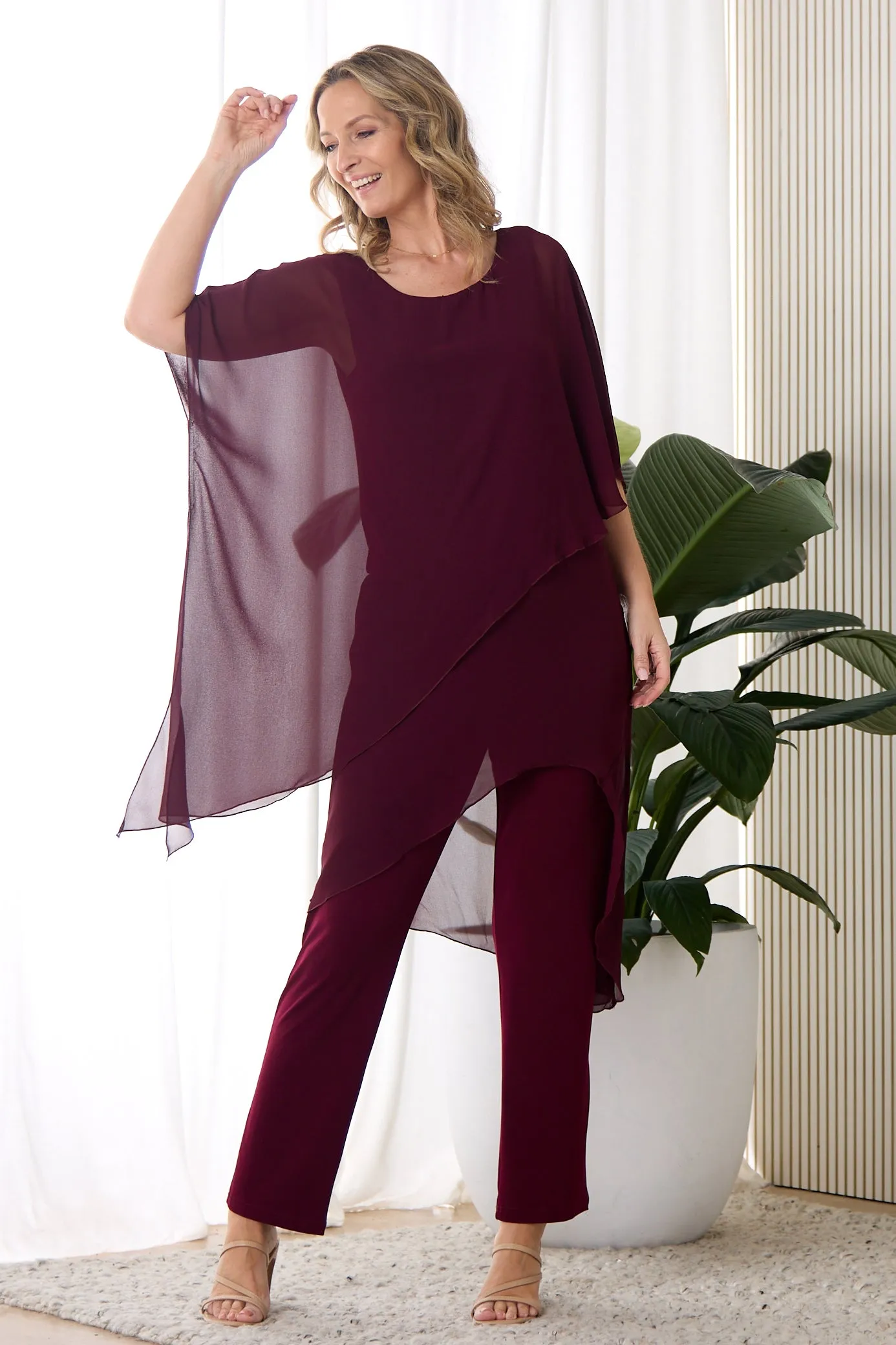 Tilly Jumpsuit - Burgundy