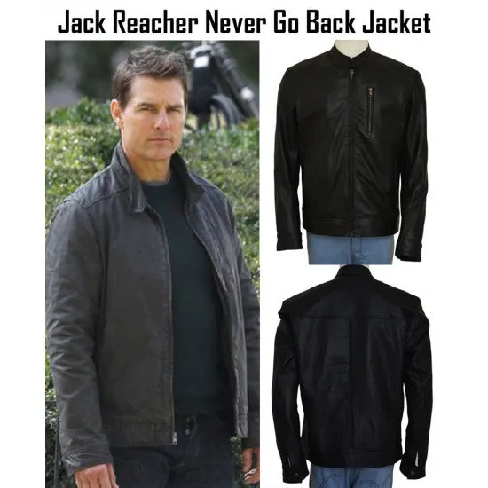 Tom Cruise Biker Leather Jacket