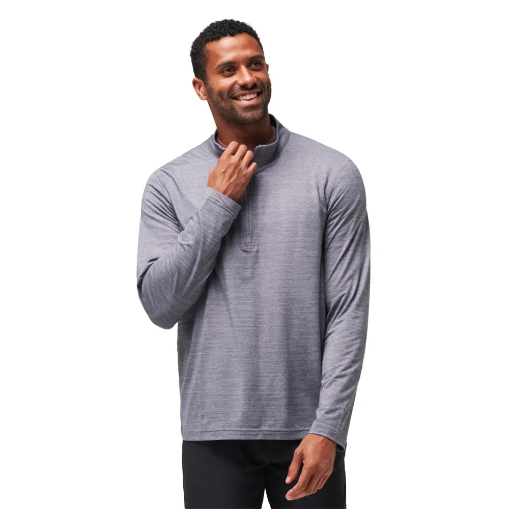 TravisMathew The Heater Mens Golf Quarter-Zip Pullover