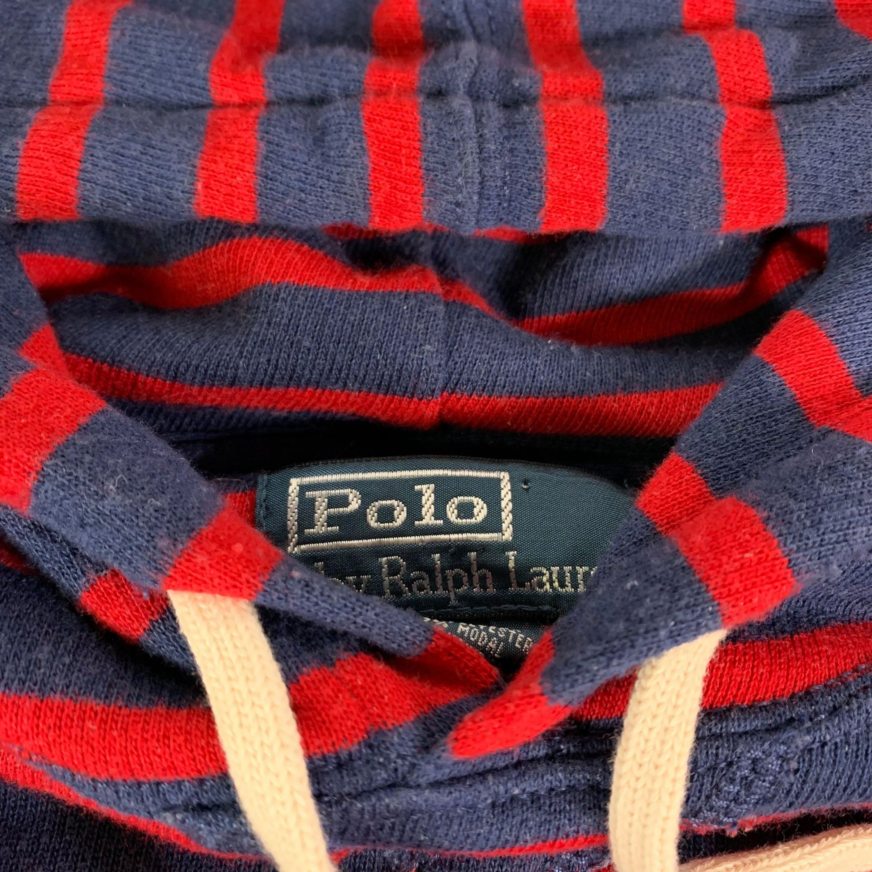 Vintage Polo Ralph Lauren "Striped" Pullover Sweatshirt