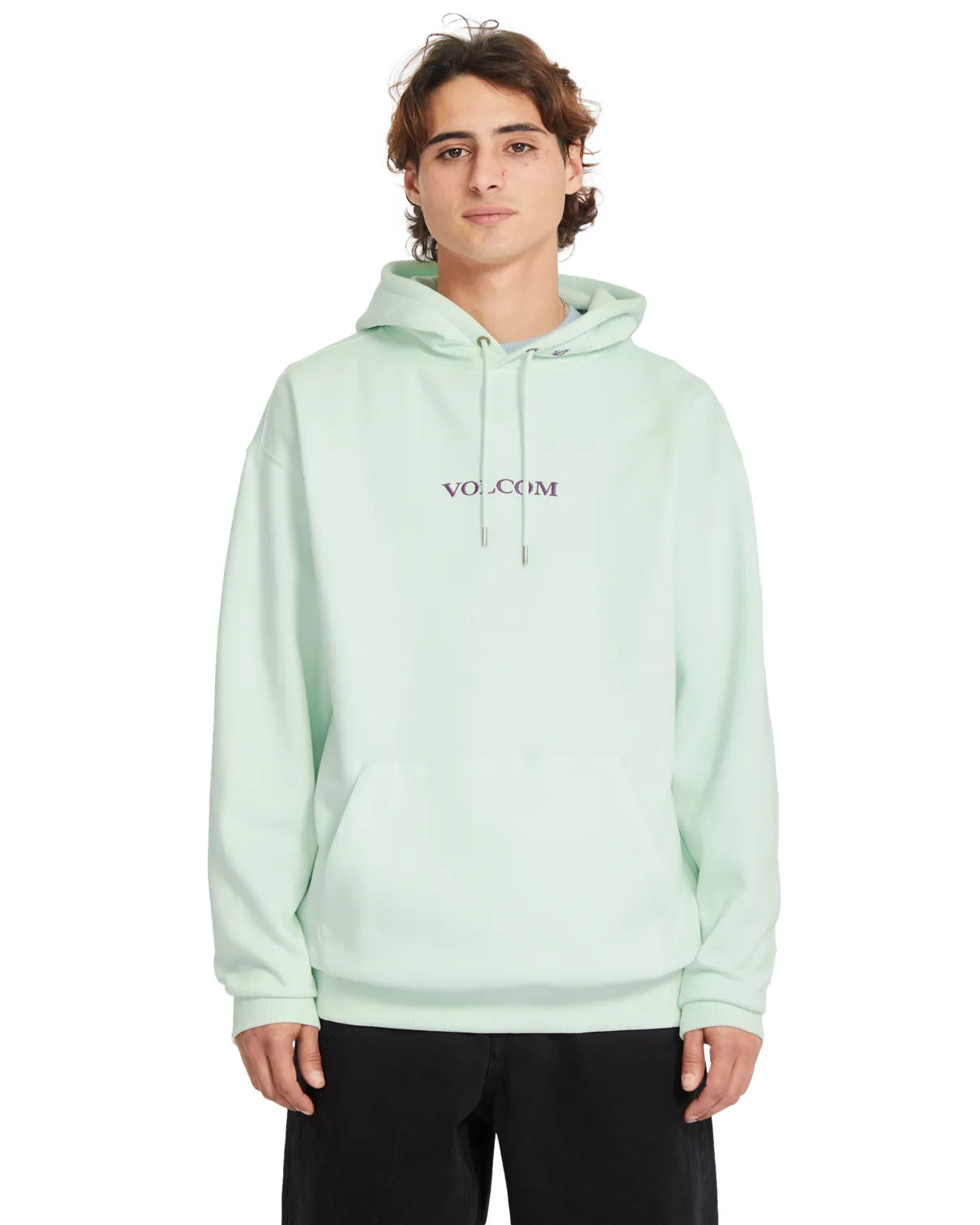 Volcom Stone Pullover Hoodie in Cloud Blue