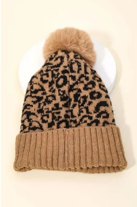 Winter Ribbed Pom Beanie