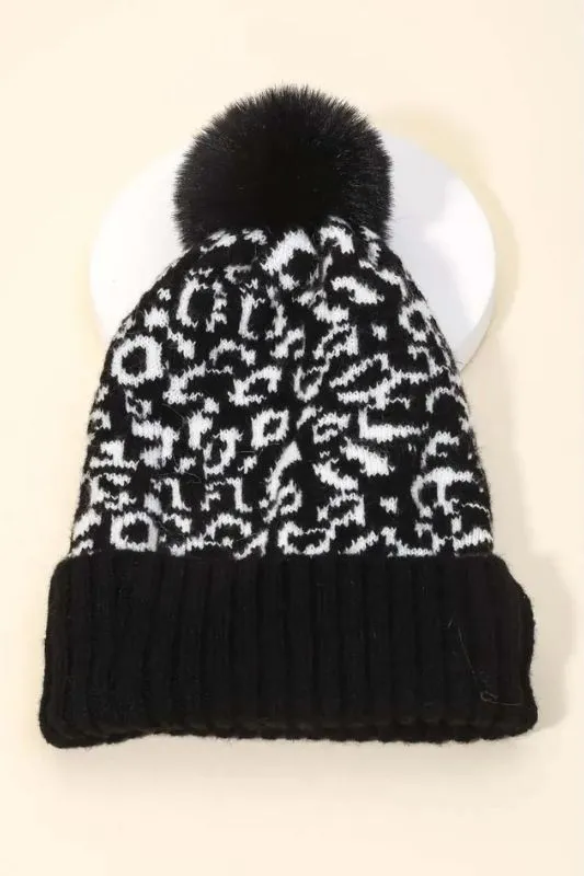 Winter Ribbed Pom Beanie