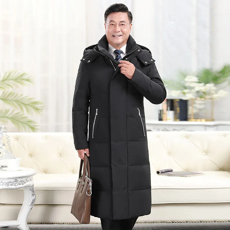 Winter Thickened Long Section Overknee Down Jacket Men