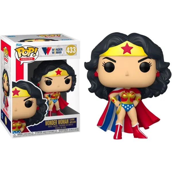 Wonder Woman - Classic with Cape 80th Anniversary Pop! Vinyl